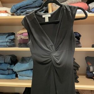 Black flowy a-line dress